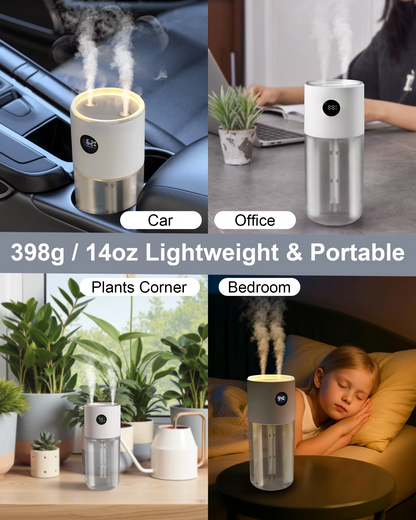 Eary 500ml USB Mini Car Humidifier Aromatherapy