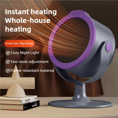 Portable mini heater with two-level