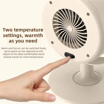 Portable mini heater with two-level