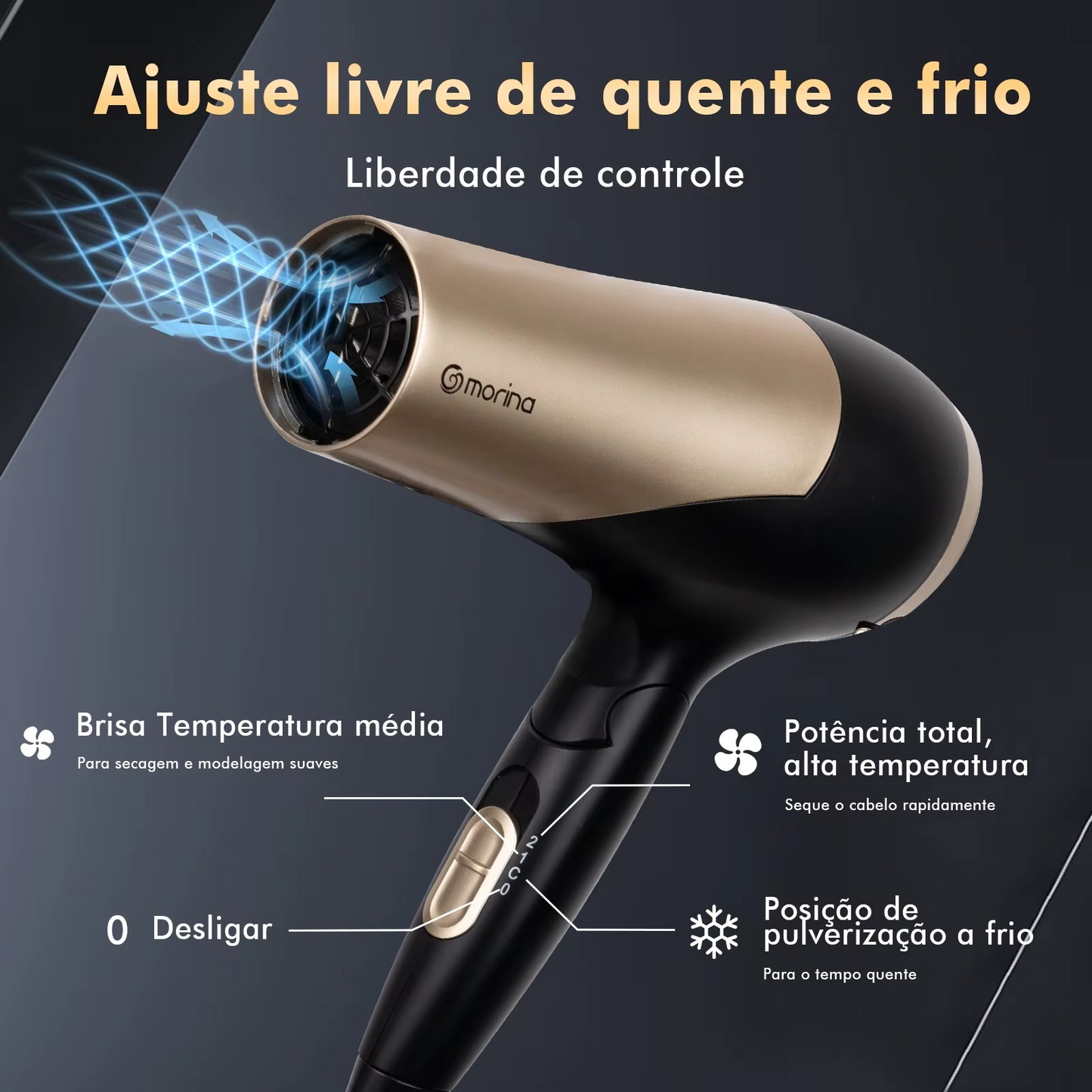 MR professional hair dryer