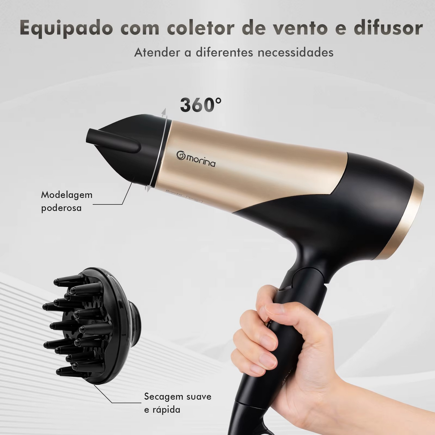 MR professional hair dryer