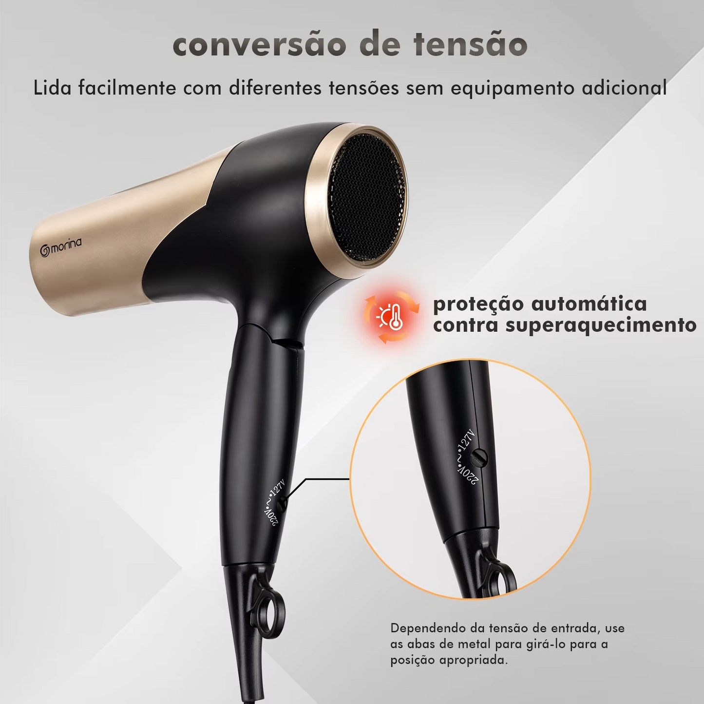MR professional hair dryer