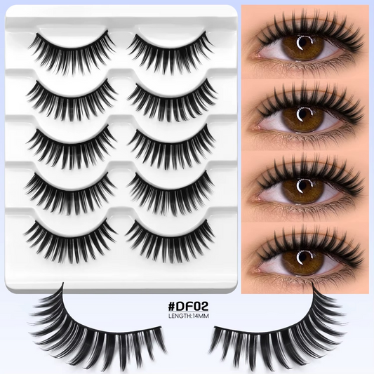 GROINNEYA Fluffy Lashes Cat Eyelashes